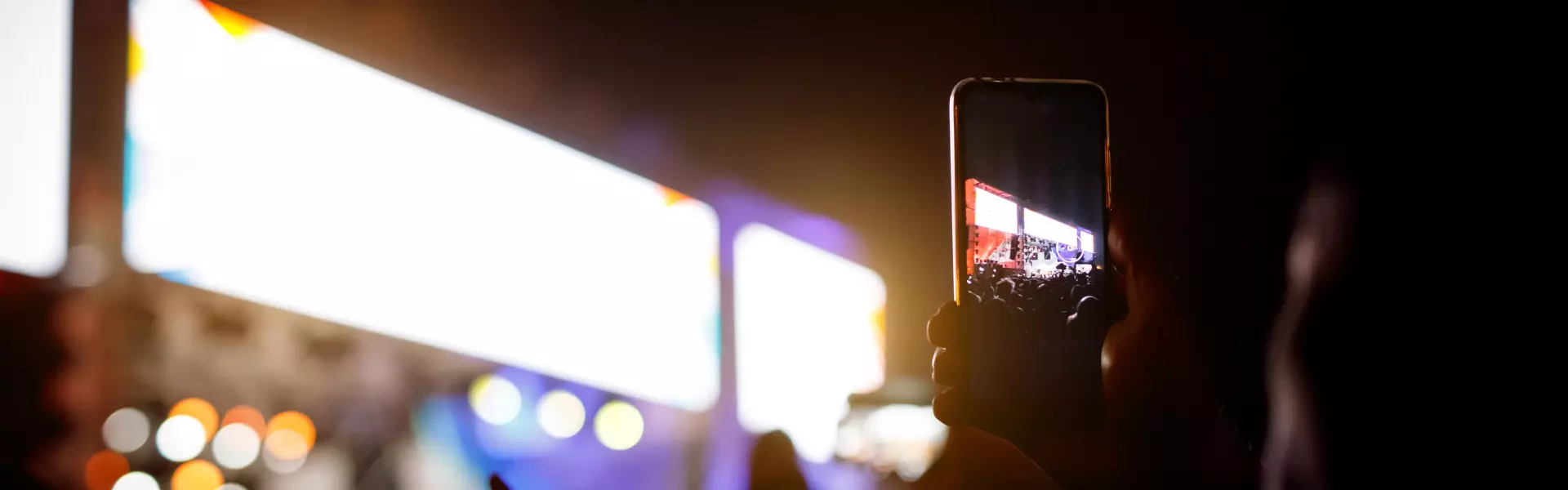 Smartphone Smartphone filmt Event