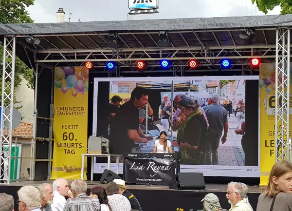 Stagemobil L im Einsatz auf Geburtstagsfeier