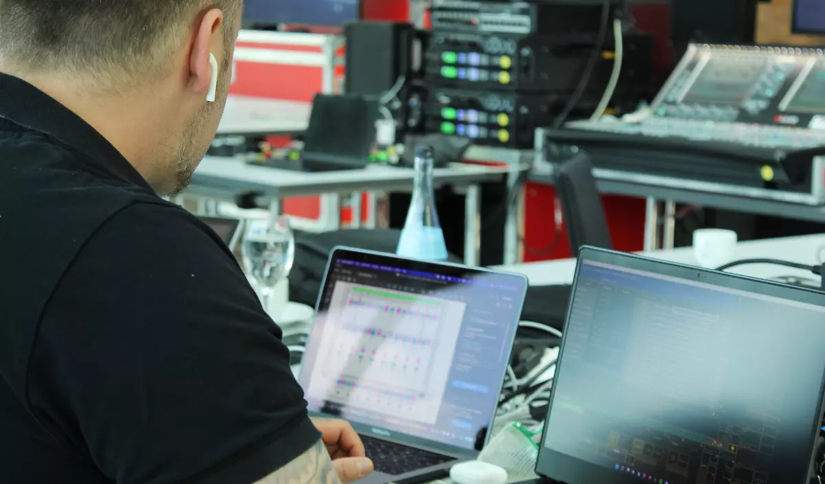 Der Medientechnik-Service im Einsatz